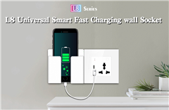 L8 Universal Smart Fast Charging wall Socket