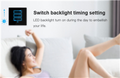 Switch backlight timing setting