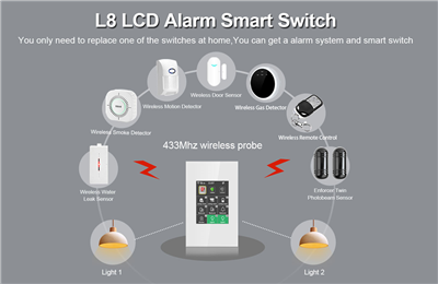 LANBON LCD Alarm Smart Switch