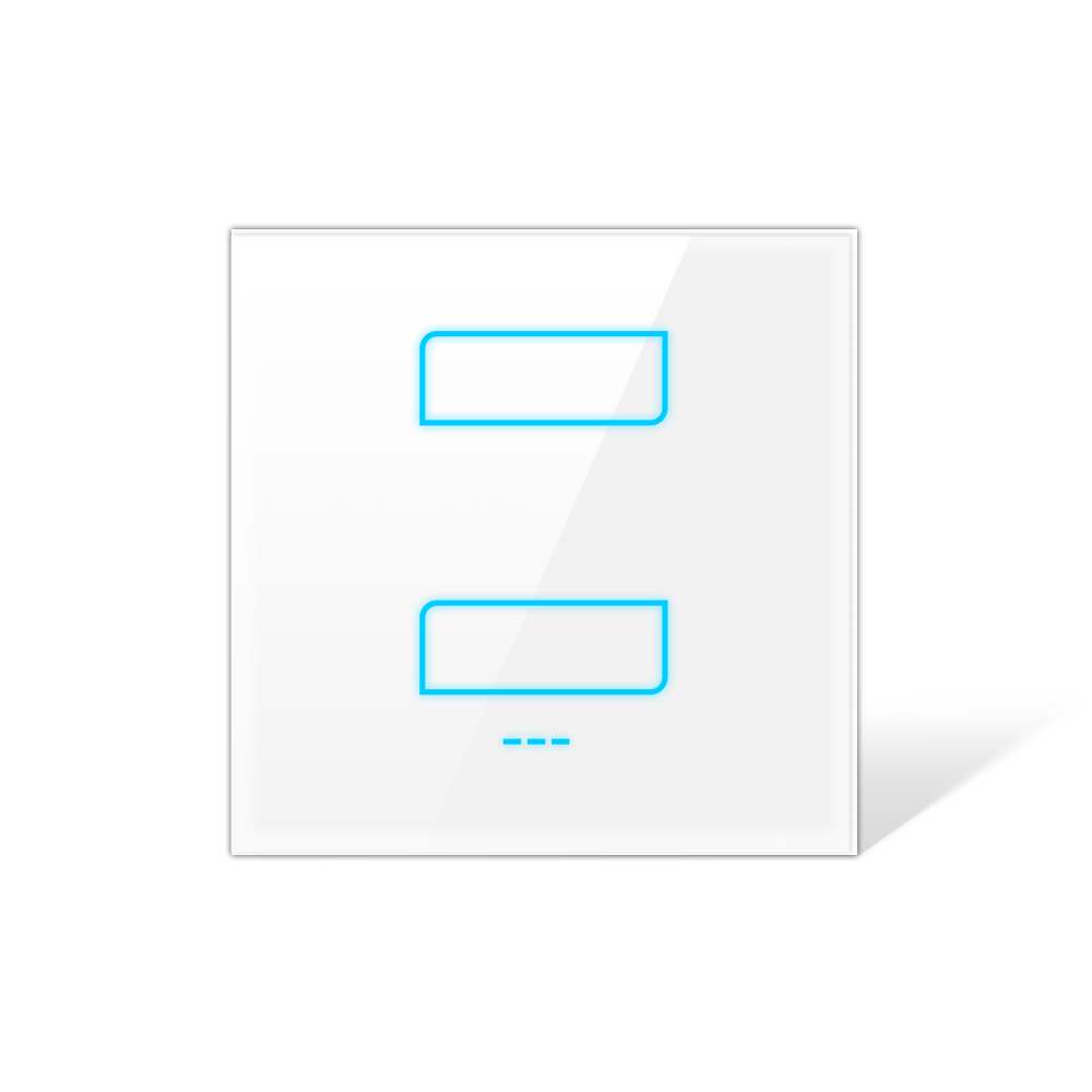 L8C Two gang switch(Square)