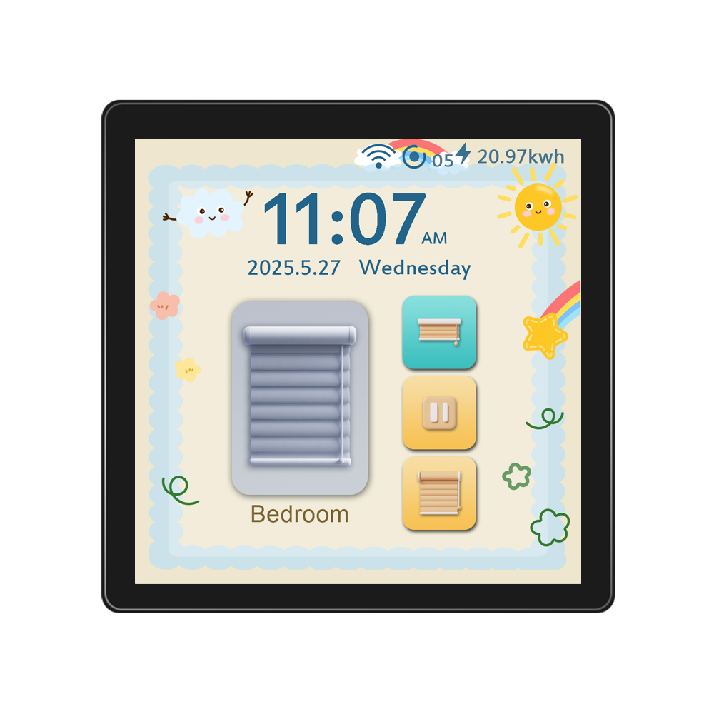 L10 6 in 1 LCD Smart Switch White EUR