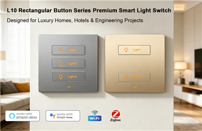 L10 Rectangular Button Series Smart Light Switch